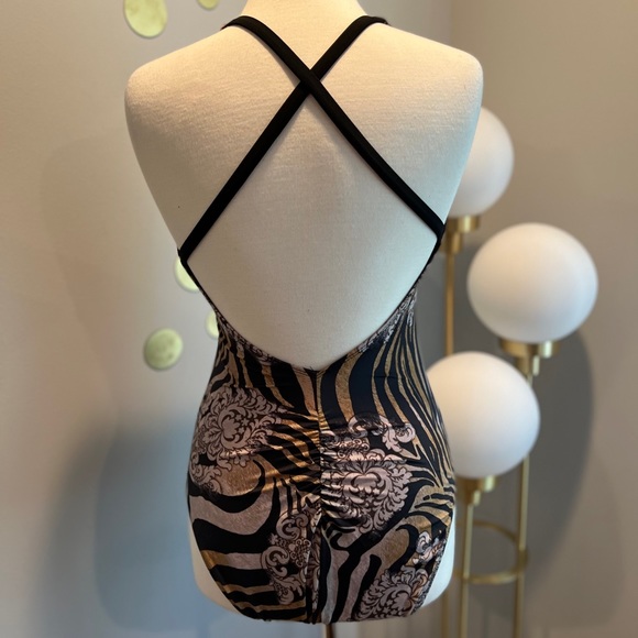 St. John Swim Animal Print Swimsuit - Picture 5 of 8